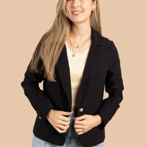 Blazer clásico color negro 105500