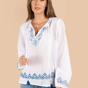 Blusa color blanco 105605