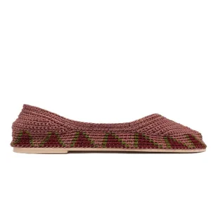 Bailarinas Crochet Rose_Antique