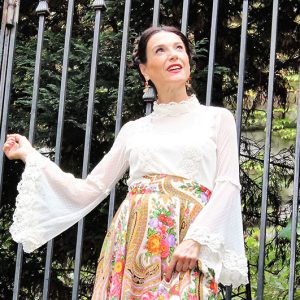 Blusa plumeti Marfil