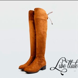 Botas altas camel