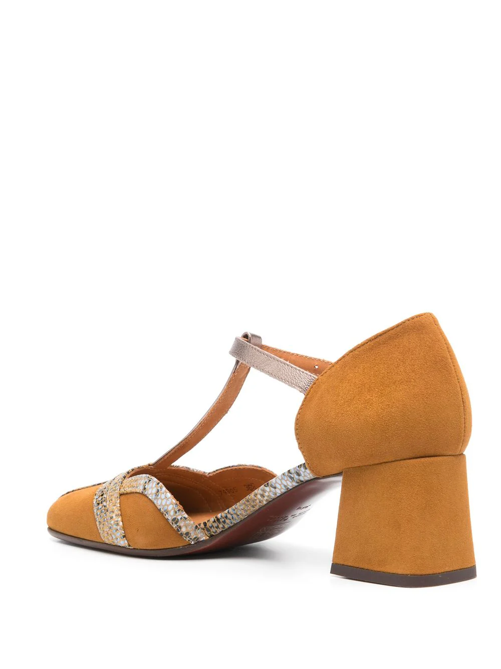 Sandalia Tacón Medio Cognac - Imagen 3
