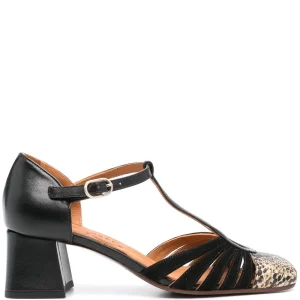 Zapato Tacón Medio Negro