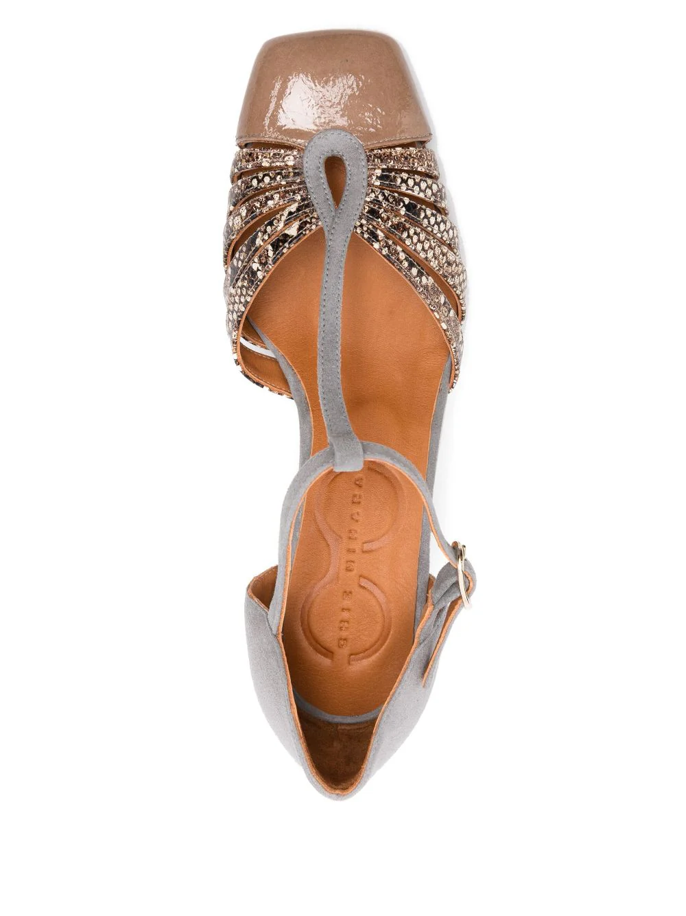 Zapato Gris - Taupe Tacón Medio - Imagen 4