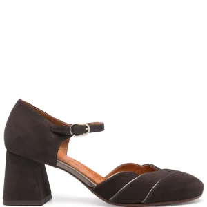 Zapato Tacón Medio Marrón