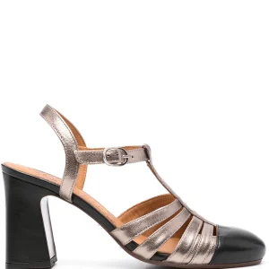Zapato Tacón Negro - Plata