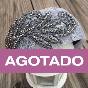Diadema Audrey gris