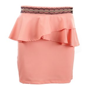 Falda Teresa salmón