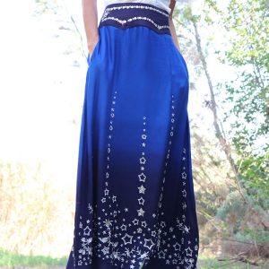 Falda azul noche
