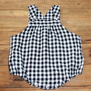 PETITO CUADRO VICHY BLANCO Y NEGRO