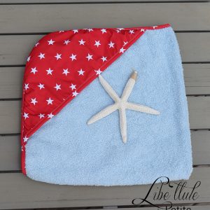 TOALLA BEBÉ ESTRELLAS AZUL