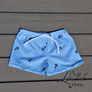 BAÑADOR NIÑO ANCLAS AZUL