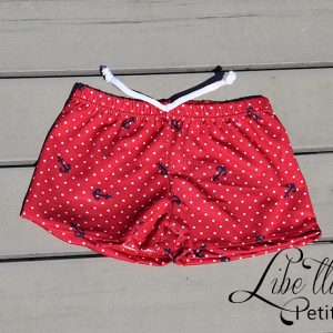 BAÑADOR NIÑO ANCLAS ROJO