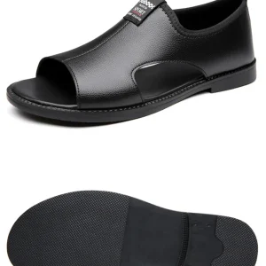 Sandalias de Cuero Antideslizantes para Hombre