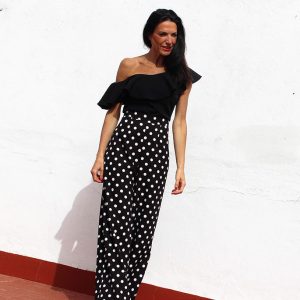 Palazoo negro lunares